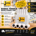 Bobina Térmica 80x30 Com 30 Rolos Pdv Branco